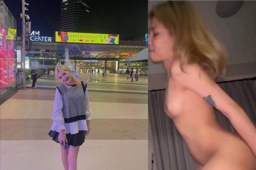 Em dâm tóc vàng múp nhăn nhó khi yêu