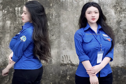 Nét quyến rũ của cô sinh viên tình nguyện với thân hình nóng bỏng