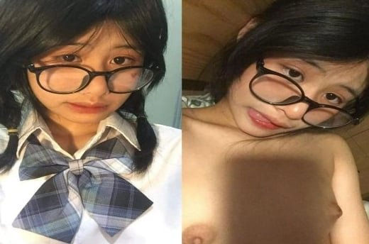 Em học sinh 18+ kích thích mang kính mời anh chàng đi dạo chỗ ấy