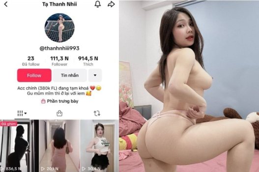 Quan hệ Tạ Thanh Nhi bím rậm lông vừa hợp khẩu